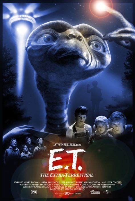 E.T.: the Extra-Terrestrial. 1982. D: Steven Spielberg.  To hear the show, tune in to http://thenextreel.com/tnr/et-the-extra-terrestrial or check out our Pinterest board: http://www.pinterest.com/thenextreel/the-next-reel-the-podcast/  https://www.patreon.com/thenextreel  http://www.youtube.com/c/ThenextreelPodcast  https://www.facebook.com/TheNextReel   https://twitter.com/TheNextReel  http://instagram.com/thenextreel  http://www.flickchart.com/thenextreel  http://letterboxd.com/thenextreel E T Movie Poster, Et Movie Poster, E.t Movie, E T The Extra Terrestrial, Et The Extra Terrestrial, Little Dorrit, Fiction Movies, Movie Posters Design, Extra Terrestrial