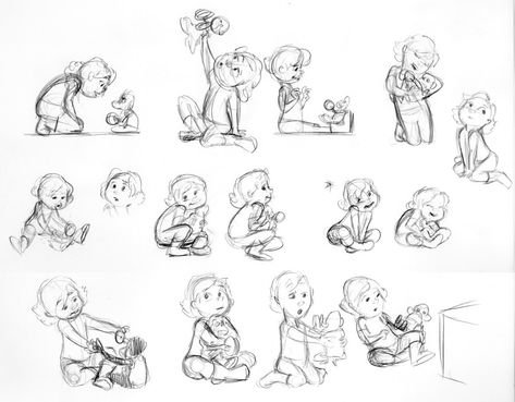 Everything All At Once, Illustration Art Kids, Children Sketch, Baby Drawing, Book Illustration Art, Figure Sketching, Cartoon Sketches, Character Design Animation, Cartoon Character Design