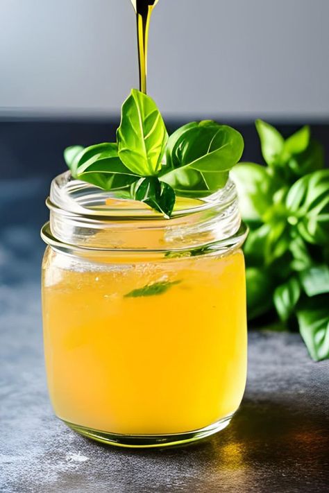 This basil simple syrup is simple, delicious, and easy to make with just three ingredients. Basil Simple Syrup, Easy Drink Recipes, Holy Basil, Easy Drinks, Vegan Cookbook, Trending Recipes, Simply Recipes, Drink Ideas, Drink Recipe