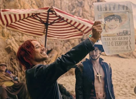 Shanks And Mihawk, Mihawk One Piece, One Piece Cast, Peter Gadiot, John Ward, One Piece Live Action, One Piece Series, Bakugou Manga, One Piece Crew