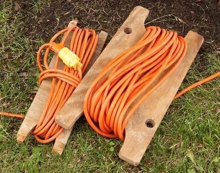 Tool Tips, The Family Handyman, Extension Cords, Cord Holder, Woodworking Classes, Cord Storage, Workshop Organization, Shop Organization, Family Handyman