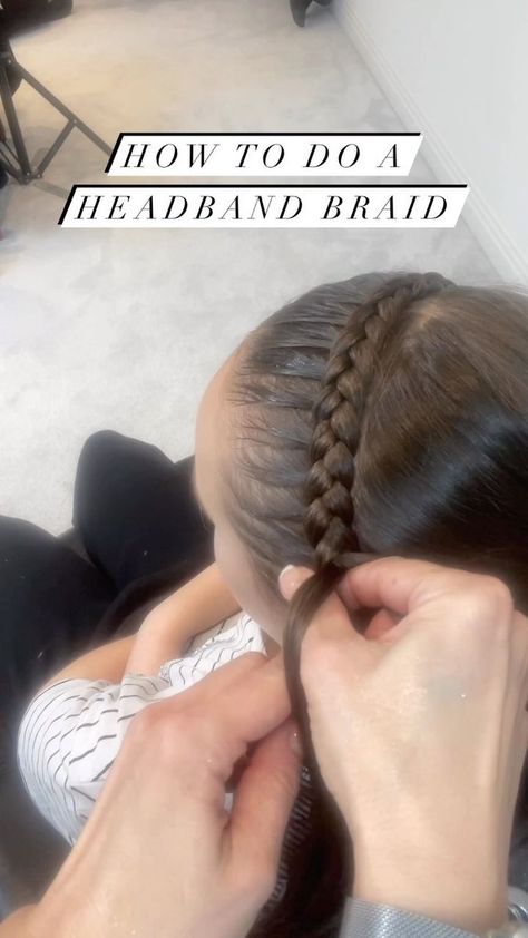 Clairesbraidbar on Reels | Dutch French Braid, Dutch Braid Headband, Headband Braid, Unique Braided Hairstyles, Braided Headband Hairstyle, Dutch Braid Hairstyles, Braiding Your Own Hair, Toddler Hairstyles, Hair Growing Tips