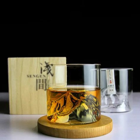 Niche Japanese Style Whisky Cup shallow Mountain Liqueur Xo - Temu Japanese Whiskey, Glass Accessories, Unique Glasses, Glass Showcase, Japanese Whisky, Whisky Glass, Whiskey Glass, Whiskey Glasses, Heat Resistant Glass