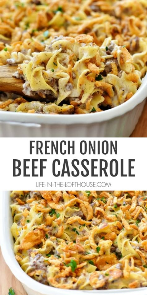 French Onion Beef Casserole, Onion Beef Casserole, French Onion Casserole, French Onion Beef, Onion Casserole, Keto Beef Recipes, Crock Pot Recipes, Beef Casserole Recipes, Ground Beef Recipes Easy