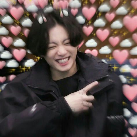 Jungkook Making Heart, Asian Boy Haircuts, Bts Heart, Bts Emoji, Heart Meme, Whatsapp Stickers, Happy Birthday Best Friend Quotes, Bts Cute, Bts Meme Faces