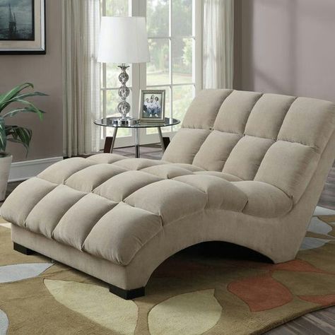 Wide Chaise Lounge, Chaise Lounge Indoor, Double Chaise Lounge, Conservatory Furniture, Taupe Fabric, Long Sofa, Chaise Lounger, Dekorasi Kamar Tidur, Living Room Sofa Design