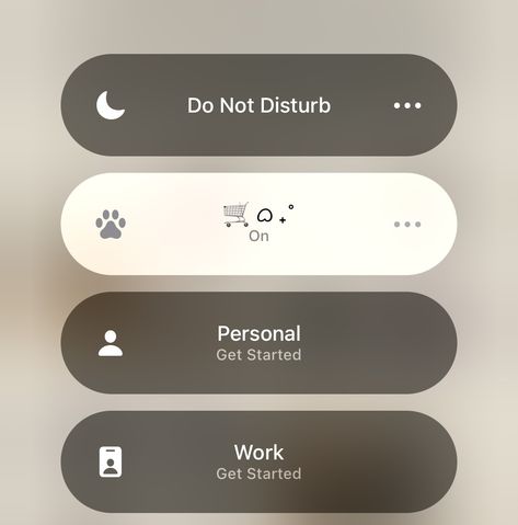 Focus Ideas Ios 15, Focus Ios 15 Ideas, Ios Focus Ideas, Iphone Layout Aesthetic, Focus Ideas, Ig Tone, Gif Ig, Focus Mode, Layout Aesthetic