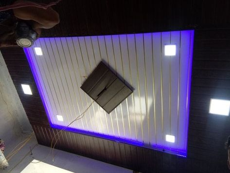 Pbc Design Room, Pvc Wall Panels Designs, Pvc False Ceiling, Simple False Ceiling, Pop Design For Hall, Plaster Ceiling Design, Drawing Room Ceiling Design, Pop Design For Roof, Simple False Ceiling Design