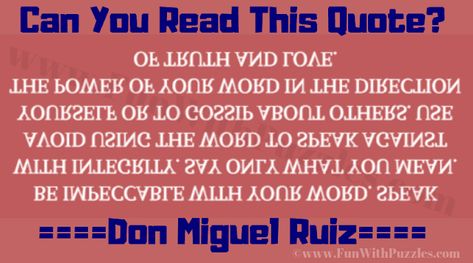 Reading Upside down and Backwards #Brainteaser with Answer Kids Brain Games, Brain Yoga, Brain Teasers For Kids, Hard Puzzles, Fun Brain, Train Your Brain, Picture Puzzles, Reading Challenge, The Text