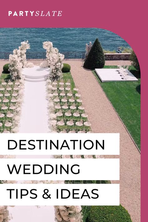 When it comes to a destination wedding — there is so much to consider. We're sharing what is a destination wedding, things to consider and tips for planning on PartySlate.com. Turquoise Water, Sandy Beaches, Wedding Things, Wedding Tips, Special Day, Destination Wedding, Wedding Ideas, A Place, Things To Come