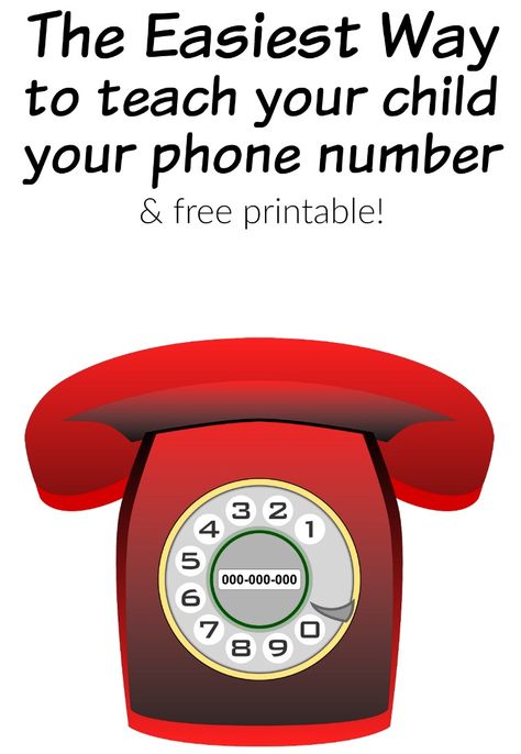 Among the safety rules that kids need to know ASAP is mom or dad’s phone number. This one can seem tricky though, we’ve only just managed to teach the kids to count consecutively, without skipping numbers, and now suddenly they need to recall random numbers all jumbled and out of order. Knowing a phone number... Kids Cell Phone, Child Phone, Food Vocabulary, Girl Iphone Cases, Camping Safety, Safety Rules, Cell Phone Repair, Cell Phone Number, How To Teach Kids