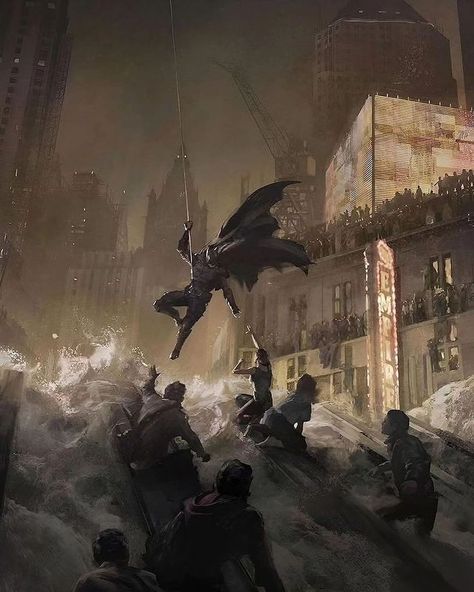 The Batman concept art by John McCoy and Joe Studzinski. The Batman Concept Art, Batman Concept Art, Marvel Concept Art, Batman 2022, Batman Concept, Batman Comic Art, The Batman, Batman Comics, Godzilla