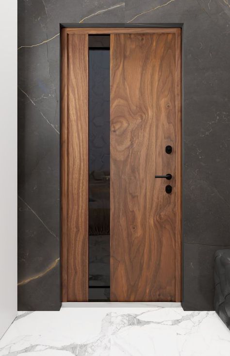 Veneer Main Door Design, Modern Veneer Door Design, Wooden Doors With Glass Design, Main Door Veneer Design, Wooden Door With Glass Design, Veneer Door Design Entrance, House Main Door Design Entrance Modern, Veneer Door Design Bedrooms, Bedroom Door Design Wooden