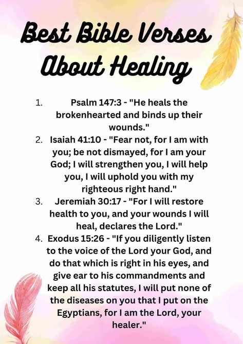 160+ Bible Verses About Healing [Comfort, Sickness, Broken Heart] Healing Sickness, Bible Verses About Anger, Funny Bible Verses, Verses About Healing, Friends Bible Verse, Bible Verses About Healing, Bible Verses About Relationships, Bible Verses About Forgiveness, Family Bible Verses