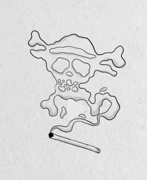 ONE PIECE, anime, tattoo, minimal, cigarette Lowkey One Piece Tattoo, One Piece Patchwork Tattoo, Easy Shading Tattoo Ideas, Luffy Joyboy Tattoo, Laws Tattoos One Piece, Minimal One Piece Tattoo, One Piece Simple Tattoo, Small One Piece Tattoo Ideas, Minimalist One Piece Tattoo