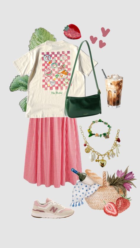 Teacher Appropriate Outfits, Artsy Style Outfits, Strawberry Picnic, Picnic Outfit, Downtown Outfits, Artsy Style, Confident Style, Funky Outfits, Style Savvy