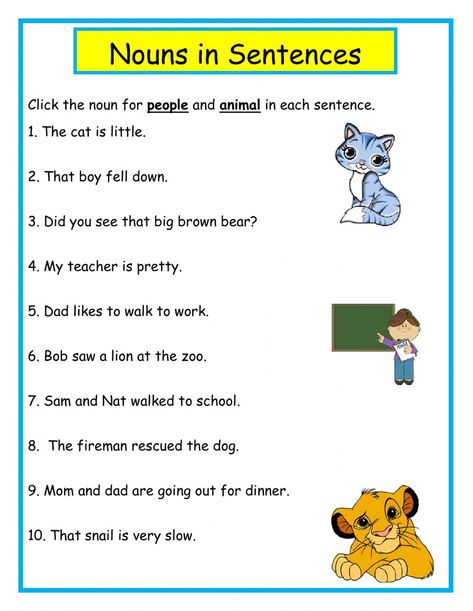 Subject In A Sentence, Subject Of A Sentence, Expanded Noun Phrases, Sentence English, Sentence Worksheet, Diagramming Sentences, Sentences Worksheet, Basic English Grammar Book, 10 Sentences