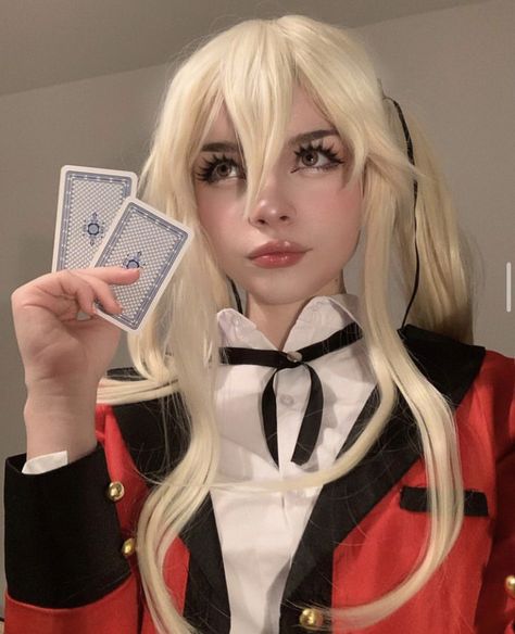 Blonde Anime Characters, Kakegurui Cosplay, Mary Saotome, Anime Cosplay Ideas, Scorpio Zodiac Facts, Martial Arts Techniques, Anime Figurines, Scorpio Zodiac, Cute Cosplay