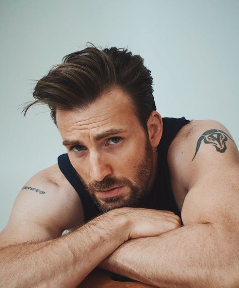 best of chris evans on Twitter: "no words needed… " Chris Evans Tattoos, The Way Movie, Lisa Evans, Chris Roberts, Captain My Captain, Robert Evans, Fastest Man, Chris Evans Captain America, Jake Gyllenhaal