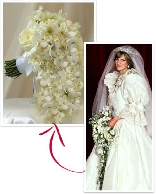 Princess Diana's wedding bouquet*** Gardenia Flowers, Princess Diana Wedding, Orchid Varieties, Kate Middleton Wedding, Diana Wedding, Royal Brides, Lady Diana Spencer, Diana Spencer, Royal Weddings