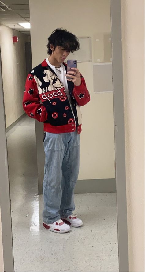 Christmas Fits Aesthetic, Indie Boy Outfits, Skater Boy Fits, Thrift Fits, Christmas Outfit Men, Indie Boy, Fits Streetwear, Fits Aesthetic, Boy Fits