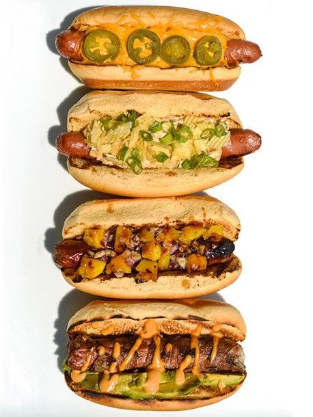 Hot Dog Sandwich Overload, Turkey Hot Dogs, Hot Dog Ideas Dinners, Boerewors Rolls, Mustard Relish, Hot Dog Restaurants, Hot Dog Chili Sauce, Gourmet Hot Dogs, Hot Dog Toppings