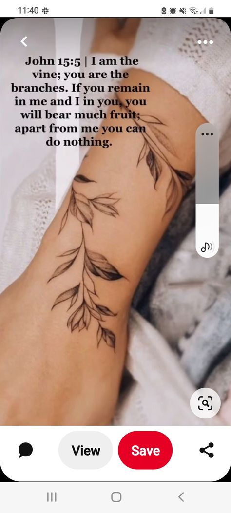 Vine Bible Verse Tattoo, Abide In The Vine Tattoo, You Are The Vine I Am The Branches Tattoo, I Am The Vine Tattoo, Strong Mom Tattoo, Olive Vine Tattoos For Women, Biblical Vine Tattoo, I Am The Vine You Are The Branches Tatoo, Abide Tattoo Vines