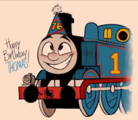 Happy Birthday Thomas, Training Meme, Thomas And Friends Trains, Thomas Train, Creative Drawing Prompts, Drawings Of Friends, Drawing Prompt, Thomas The Train, Thomas The Tank