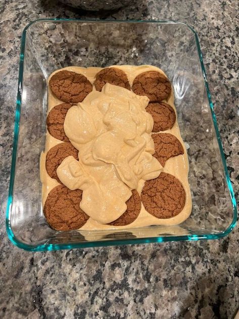 Ginger Snap Recipe, Easy Pudding Recipe, Easy Pudding, Ginger Snaps Recipe, Easy Pudding Recipes, Easy Puddings, Trifle Dish, Butterscotch Pudding, Ginger Snap Cookies