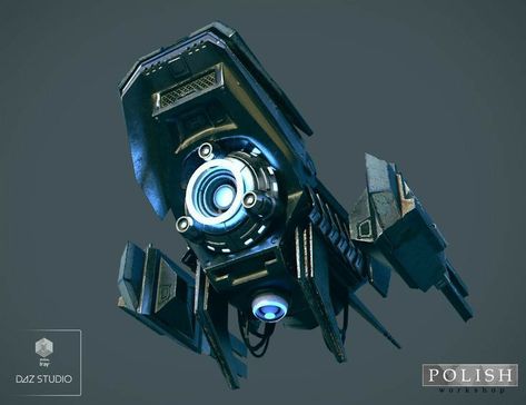 Cyberpunk Drone Sci Fi Security, Cyberpunk Drone, Recreational Aircraft, Nike Sf, Space Engineers, Starship Concept, Laser Beam, Drones Concept, Sci Fi Design