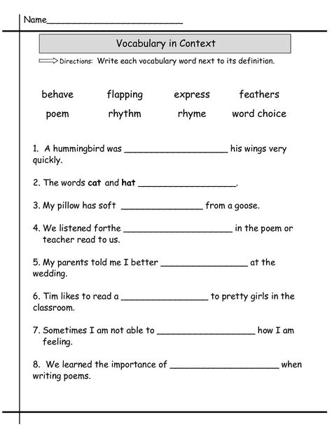 Second Grade Worksheets Vocabulary | Learning Printable Third Grade Grammar Worksheets, 2nd Grade Reading Worksheets, Context Clues Worksheets, Second Grade Science, Summer Worksheets, English Worksheet, Spelling Games, Spelling Worksheets, Grade Spelling