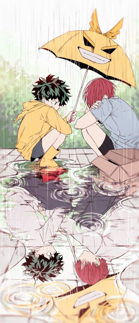 Midoriya And All Might, My Hero Academia Ships, Izuku Todoroki, Todoroki Shouto, Academia Wallpaper, Midoriya Izuku, My Hero Academia Shouto, My Hero Academia Memes, Buko No Hero Academia