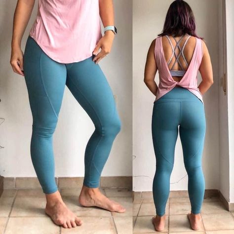 Teal Leggings, Color Combos Outfit, Purple Outfits, Gym Style, Workout Attire, Workout Outfit, Active Wear Outfits, Weekend Outfit, Athletic Outfits