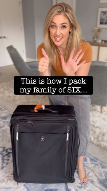 Brooke Raybould • The Southernish Mama on Instagram: "How I pack my family of SIX using ONE suitcase! ✈️ 🧳 Save this post for next time, and comment the word “TRAVEL” to get links to everything in this post, including the Veken travel cubes. ✔️   Veken packing cubes for the win! 👏🏻 Although, packing cubes aren’t necessary. The REAL secret? Organizing outfits by day and not overpacking. I like to match the boys for organization AND so I know exactly what they are wearing each day of the trip. Packing Without Packing Cubes, How To Pack A Suitcase With Packing Cubes, Packing For A Family Of 4, How To Pack Using Packing Cubes, How To Not Overpack, Packing With Packing Cubes, Packing Cubes For Carry On Luggage, How To Use Packing Cubes, Packing Cubes How To Use