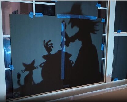 Halloween Window Silhouettes DIY: Easy Spooky Decor Project | Hometalk Window Halloween Decorations Diy, Halloween Window Shadows, Halloween Window Cutouts Diy, Diy Halloween Window Silhouettes Easy, Halloween Sillouette Art Window, Window Silouhette Halloween Diy, Halloween Window Display Home Diy, Diy Window Halloween Decor, Easy Diy Halloween Window Decorations