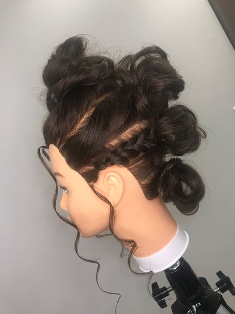 Unique Updos For Short Hair, Updo Pageant Hairstyles, Unique Prom Hairstyles Updo, Curly Hair Special Occasion Styles, Creative Updo Hairstyles, Unique Updos For Long Hair, Fantasy Hair Updo, Interesting Updos, Unique Updo Hairstyles