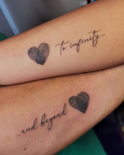 Top Soulmate Matching Couple Tattoos in 2023 Always Tattoo, Puzzle Piece Tattoo, Tiny Heart Tattoos, Heartbeat Tattoo, Key Tattoos, Matching Sister Tattoos, L Tattoo, Flame Tattoos, Diamond Tattoos