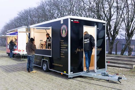 Shop On Wheels, Food Stall Design, Food Trailer For Sale, Truck Business, Gates Design, Stall Design, Food Truck Business, Reverse Trike, Entrance Gates Design