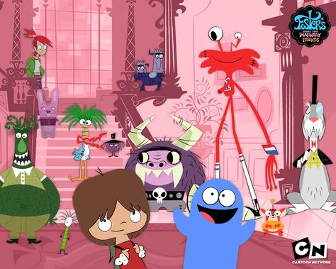 Fosters Home for Imaginary Friends (Cartoon Network) Fosters Home For Imaginary Friends Wallpaper, Cartoon Network Viejo, Desk Painting, Home For Imaginary Friends, Foster Home For Imaginary Friends, Old Cartoon Network, Childhood Cartoons, Imaginary Friends, Cartoon Network Shows