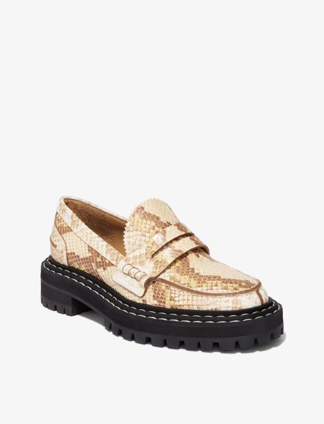 Proenza Schouler Shoes, Designer Loafers, Brown Loafers, All About Shoes, Gorgeous Shoes, Fall Shopping, Lug Sole, Penny Loafers, Proenza Schouler