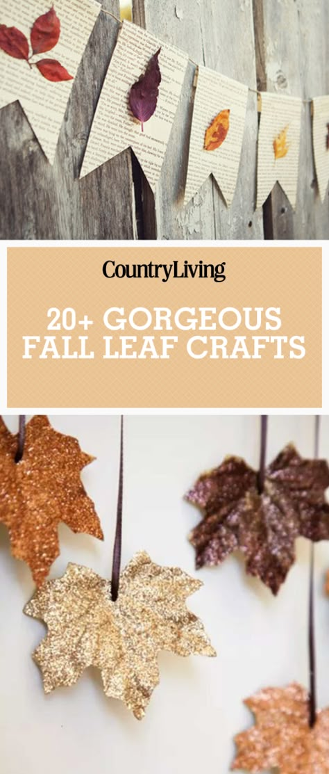 These autumn crafts are unbe-leaf-able! Try these DIYs with your kids, they make perfect decorations for your home this fall. Leaf Craft Ideas, Fall Leaf Crafts, Leaf Craft, Autumn Leaves Craft, Leaf Crafts, Fall Crafts Diy, Fall Crafts For Kids, Autumn Crafts, Fall Projects