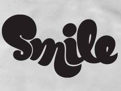 Smile 타이포그래피 포스터 디자인, Typographic Design, Typography Inspiration, 로고 디자인, Lettering Fonts, Lettering Design, Logo Inspiration, Word Art, Design Inspo