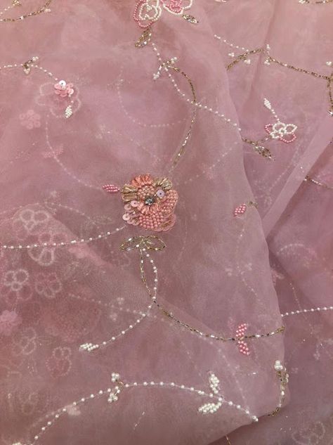 Embroidery Net Fabric, Net Blouse, Net Embroidery, Simple Saree Designs, Net Blouses, Simple Sarees, Instagram Website, Handmade Embroidery Designs, Hand Work Embroidery