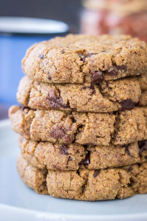 Peanut Butter Coconut Flour Cookies - Delicious easy-to-make treat! Coconut Flour Cookies, Coconut Flower, Soft Peanut Butter Cookies, Coconut Peanut Butter, No Flour Cookies, Pumpkin Chocolate Chip Cookies, Pumpkin Chocolate Chips, Dessert Ingredients, Healthy Ingredients