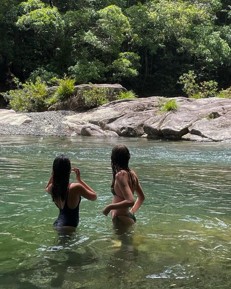 Swimming In A River Aesthetic, River Camping Aesthetic, Outdoor Life Aesthetic, River Girl Aesthetic, River Swimming Aesthetic, River Aesthetic Summer, Summer Rain Aesthetic, Sophiecore Aesthetic, Fun Summer Aesthetic