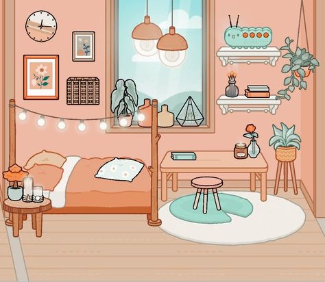 ☆.｡.:*𝗥𝗼𝗼𝗺 𝗶𝗱𝗲𝗮 𝗶𝗻 𝘁𝗼𝗰𝗮 𝗯𝗼𝗰𝗮.｡.:*☆ Bedroom Idea Toca Boca, Room Ideas Bunk Beds, Modern Mansion Bedroom, Toca Boca Room Ideas, Toca Boca Room, Mansion Aesthetic, Mansion Bedroom, Free House Design, Aesthetic Bedroom Ideas