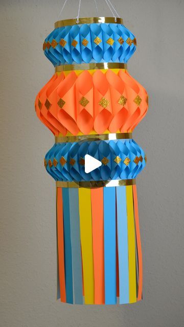 Slow Video, Homemade Lanterns, Lanterns Diy, Diwali Lantern, Lantern Paper, Diwali Lamps, Pre Primary, Carnival Decorations, Paper Lanterns Diy