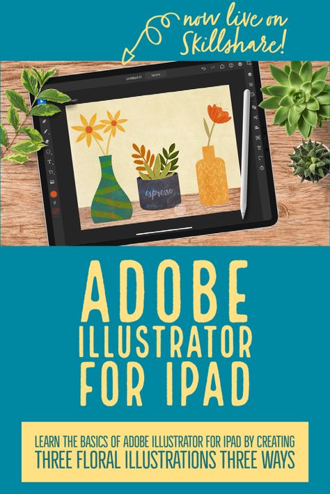 Illustrator Ipad Tutorials, Adobe Illustrator Ipad, Illustrator Ipad, Surface Pattern Design Inspiration, Ipad Tips, Adobe Illustrator Draw, Adobe Illustrator Design, Ipad Hacks, Ipad Tutorials