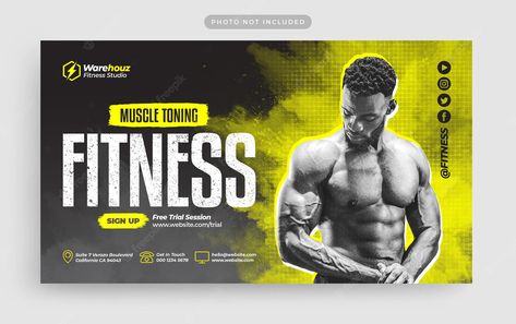 Youtube Thumbnail Background, Fitness Backgrounds, Gym Banner, Thumbnail Background, Gym Poster, Youtube Thumbnails, Workout Posters, Motion Design Video, Letterhead Design