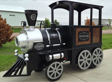 Polar Express Theme, Barrel Train, Trackless Train, Reston Va, Custom Bbq Pits, Trains For Sale, Vintage Stoves, Boat Projects, Antique Trucks